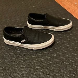 Leather vans
